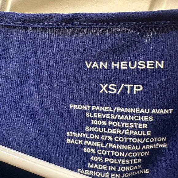 Van Heusen Floral Short Sleeve Top – Size XS (Used) - Picture 4 of 4